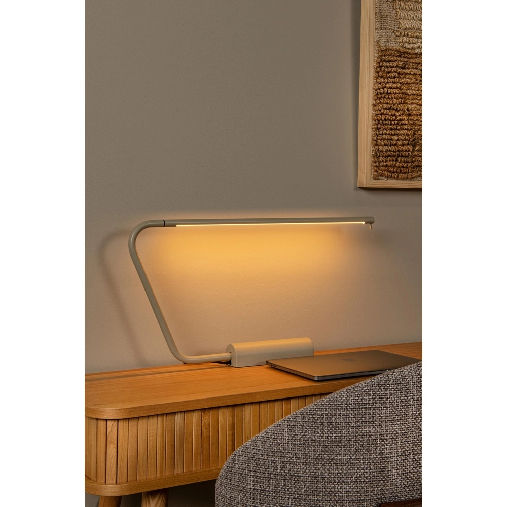 Design-Schreibtischlampe Madison Sandbraun Lucide 5411212441935