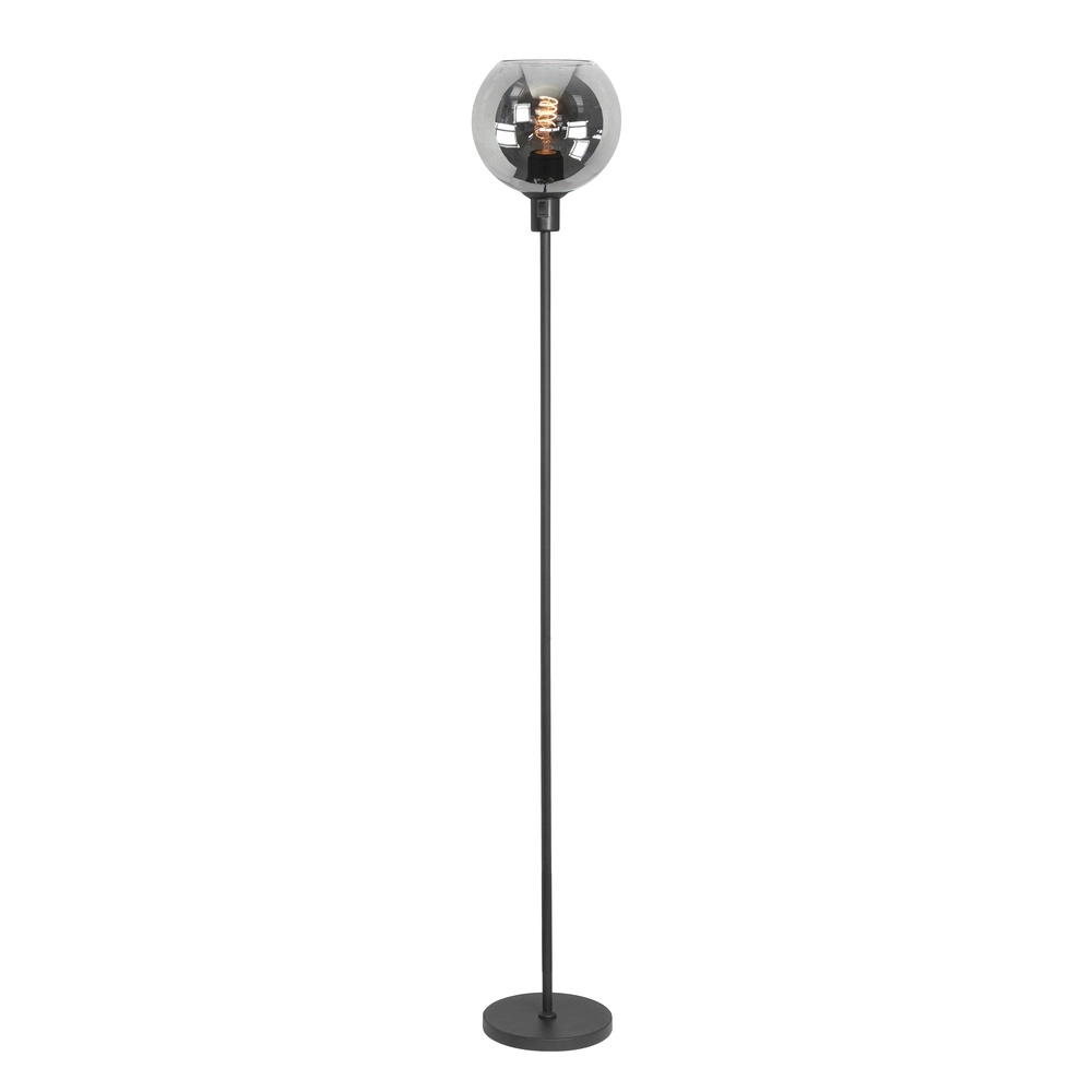 Stehlampe Fantasy schwarz mit Rauchglas
