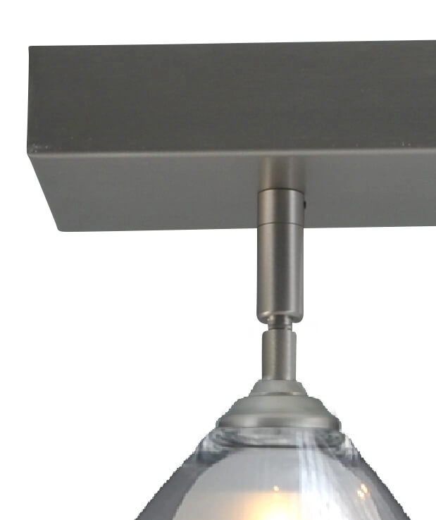 LED-Deckenlampe Caterina LED Beam 3-Licht-Metallgrau Masterlight 8718121210766