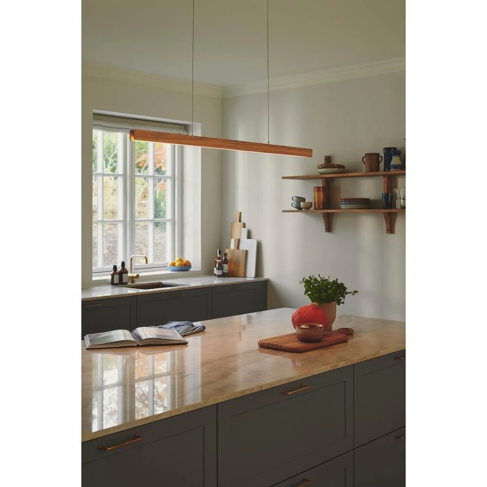 Design-Pendelleuchte aus Holz Ilgas ca. 115cm Nordlux 5704924018336
