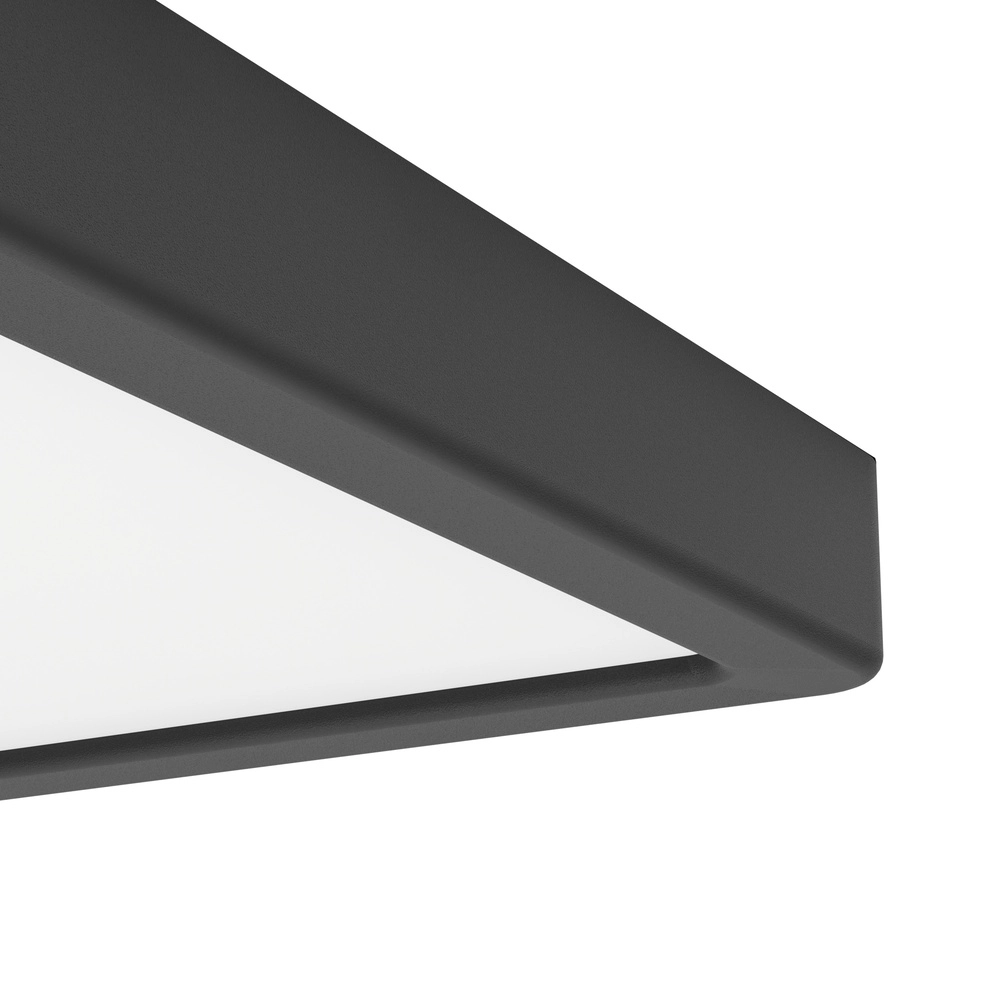 LED-Deckenlicht Fueva 6 Quadrat – Schwarz – 22x22 cm Eglo 9008606330119