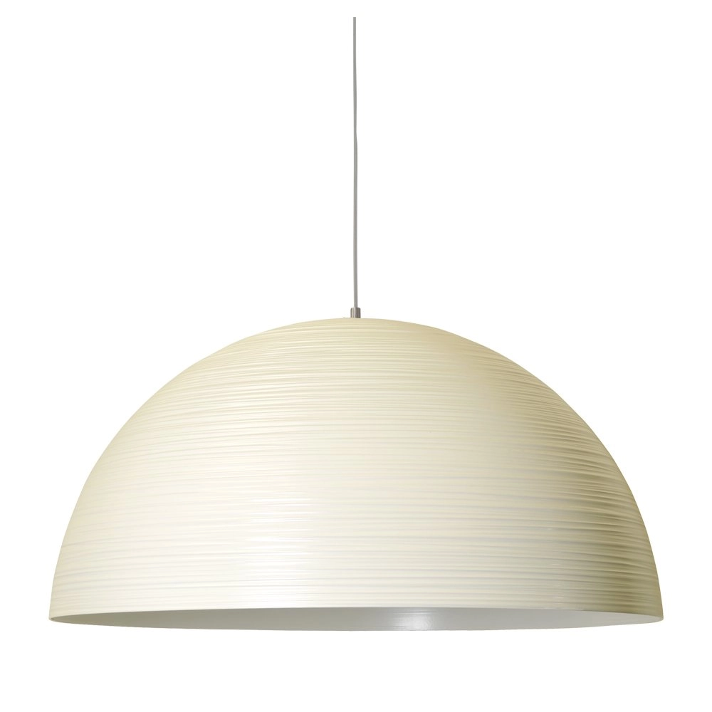 Weiße Design-Pendelleuchte Concepto 45