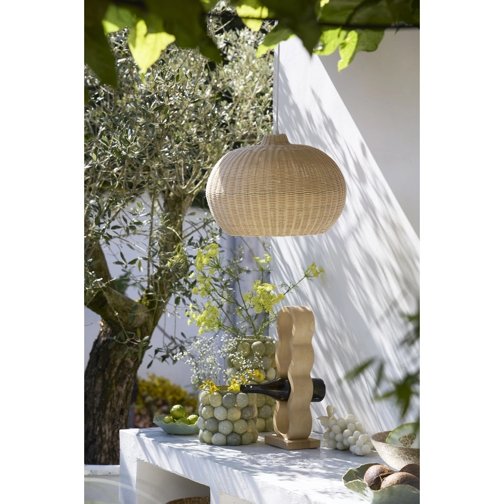 Rattan-Pendellampe Melzor Ø 55 cm – natürlich Light & Living 8717807820589