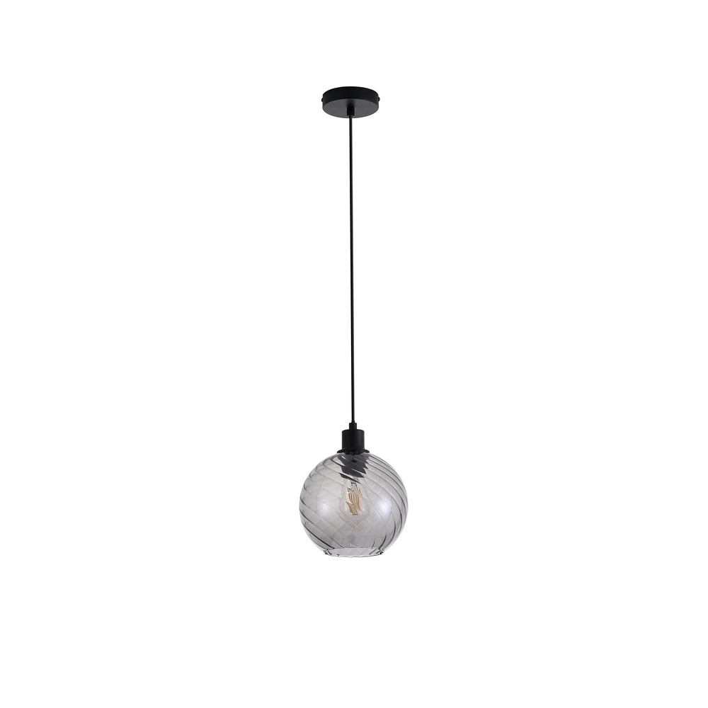 Pendelleuchte Radiance Single Schwarz Searchlight 5053423305769