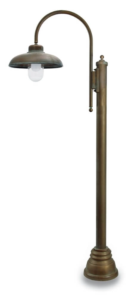 Stehlampe Samoa S – gealtertes Messing
