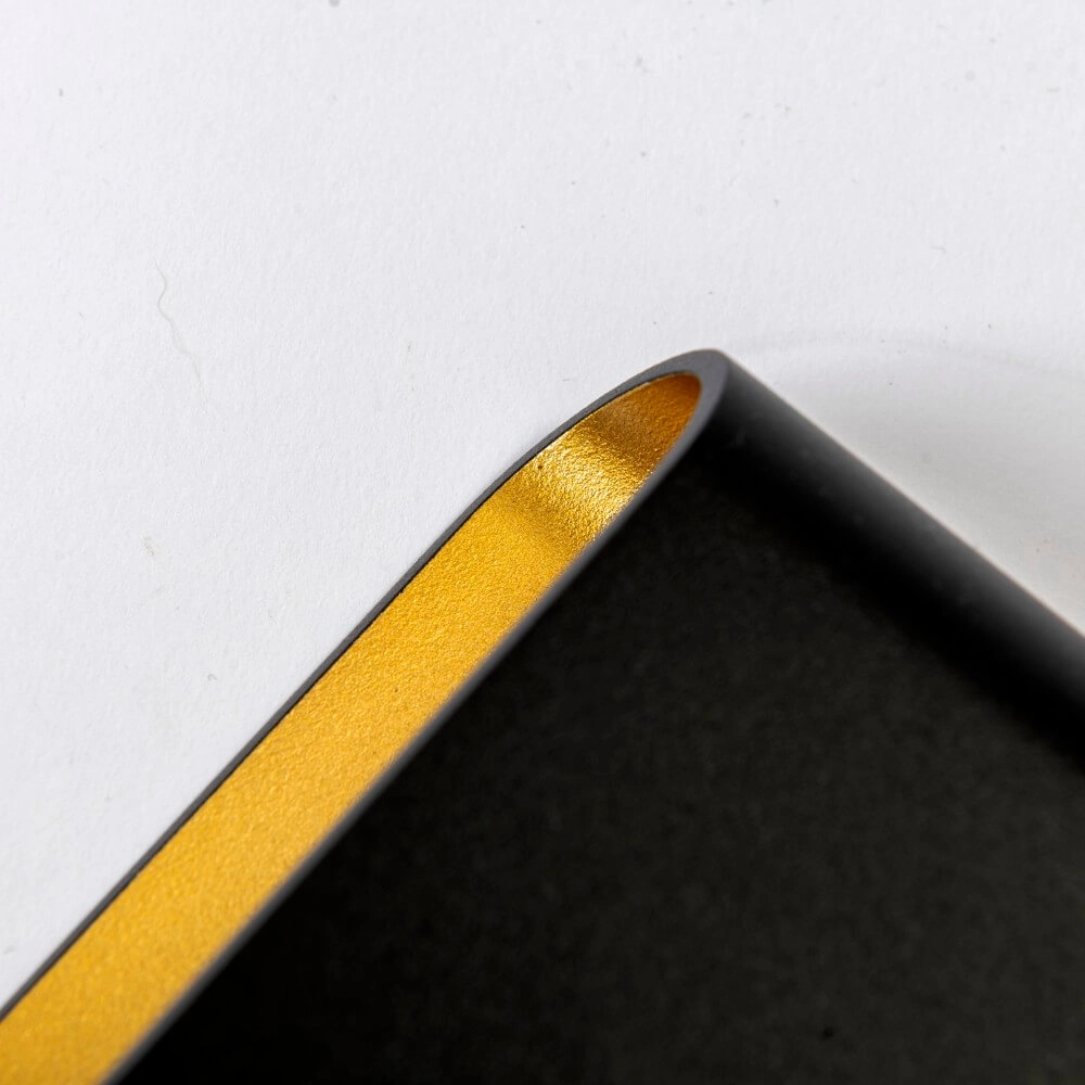 Wandleuchte Diaz L Schwarz mit Gold Artdelight 8720701100299