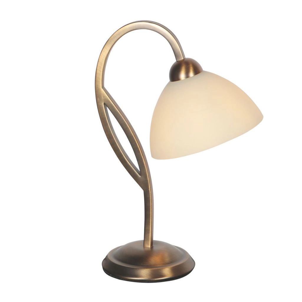 Klassische Tischlampe Anthea Bronze Steinhauer 8712746180244
