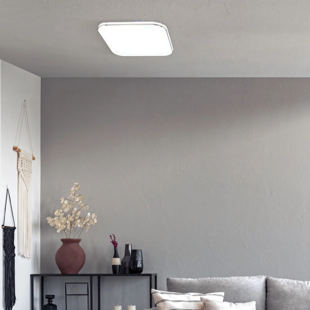 Quadratische LED-Deckenleuchte Porto 29,5 cm Fischer & Honsel 4003694211253
