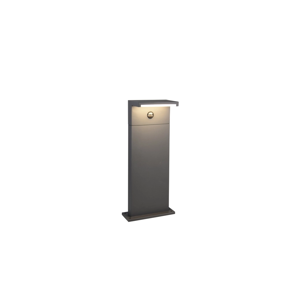 Moderne Gartenlampe Ravi Anthrazit mit Sensor 50 cm Trio 4017807686913