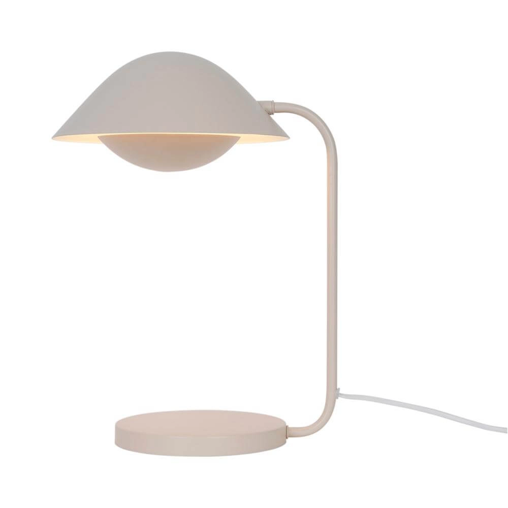 Design-Tischleuchte Freya sandbraun