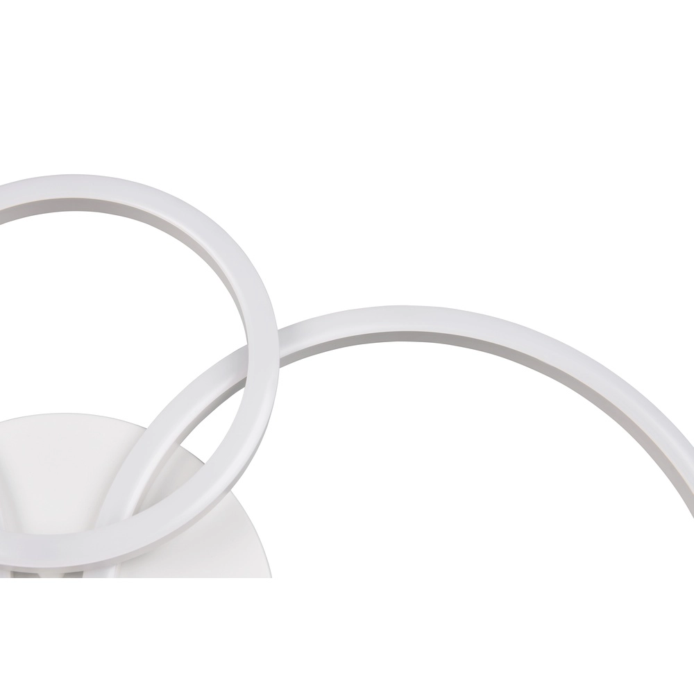 Moderne Deckenlampe Quilo Rundweiß Trio 4017807704259