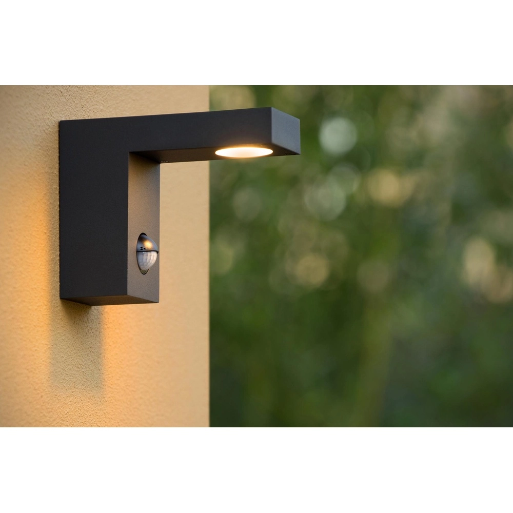 Wandlampe Texas-Ir Anthrazit mit Sensor Lucide 5411212281005