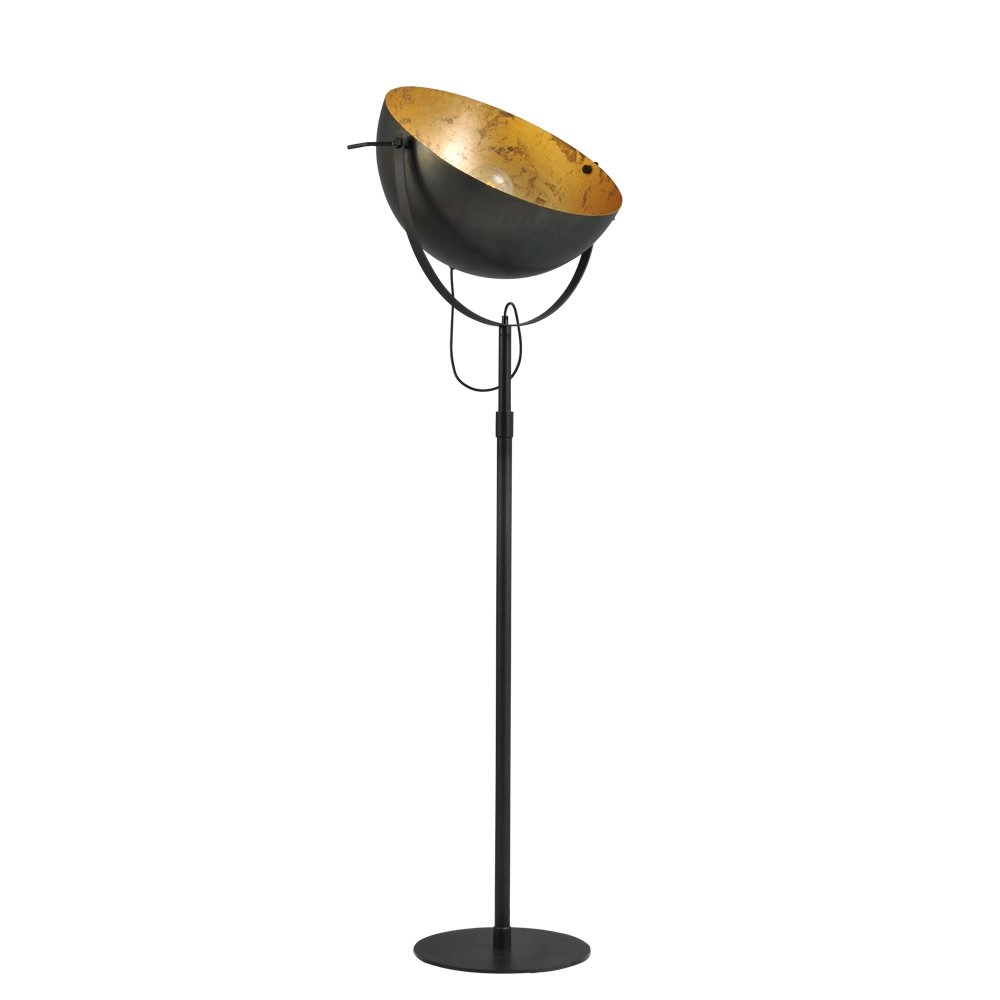 Stehlampe Industria 180 Gunmetal mit gold Masterlight 8718121151366