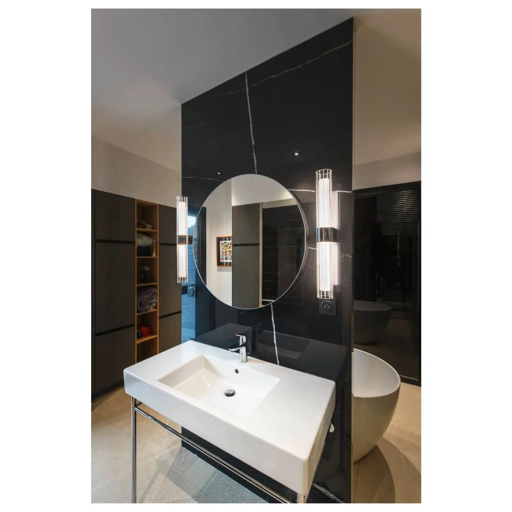 Badezimmer-Wandleuchte Lygant Double Chrom SLV 4024163280624