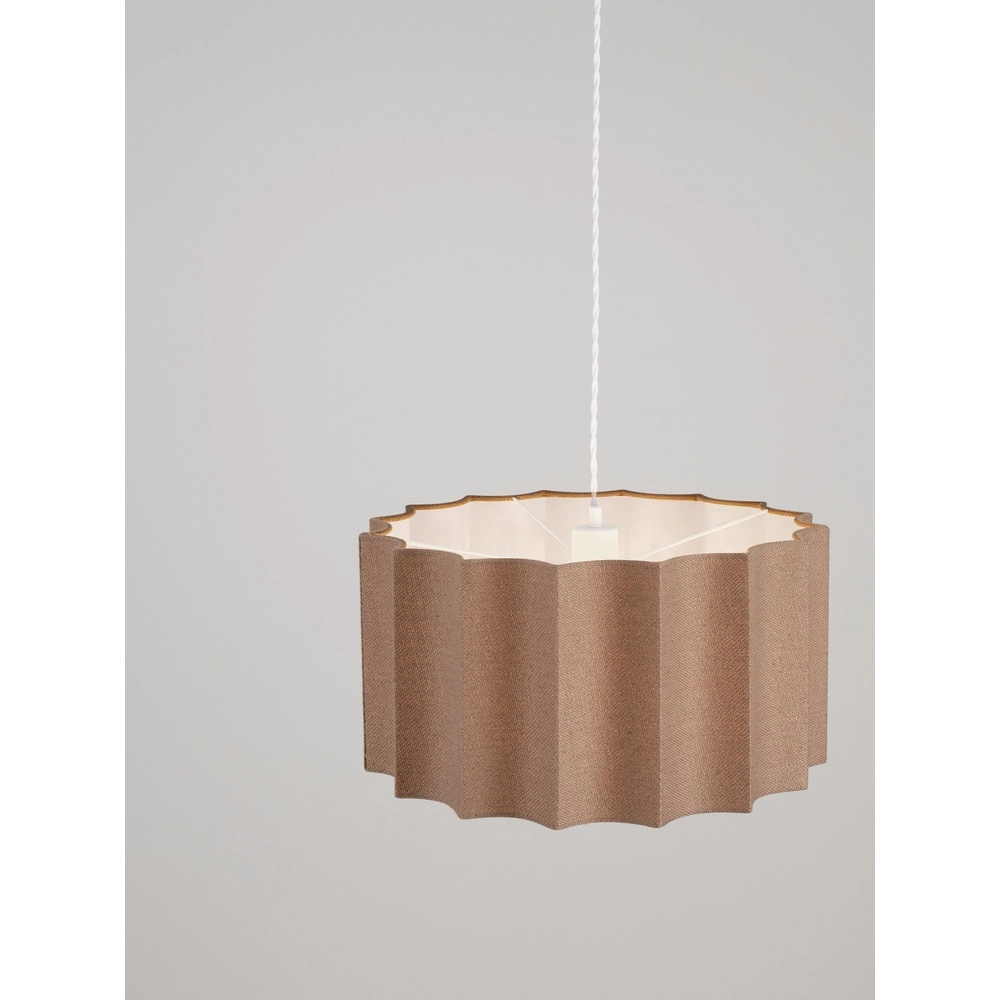 Design-Pendellampe Alve Kaffeebraun Ø 45 cm Lyora 5212017493651
