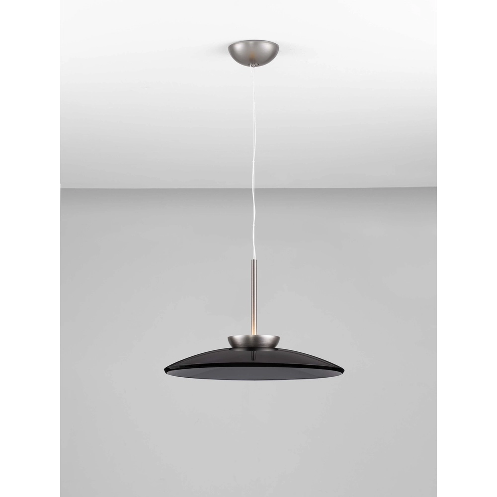 Pendelleuchte Esti braunes Glas Ø 50cm Lyora 5212017461841