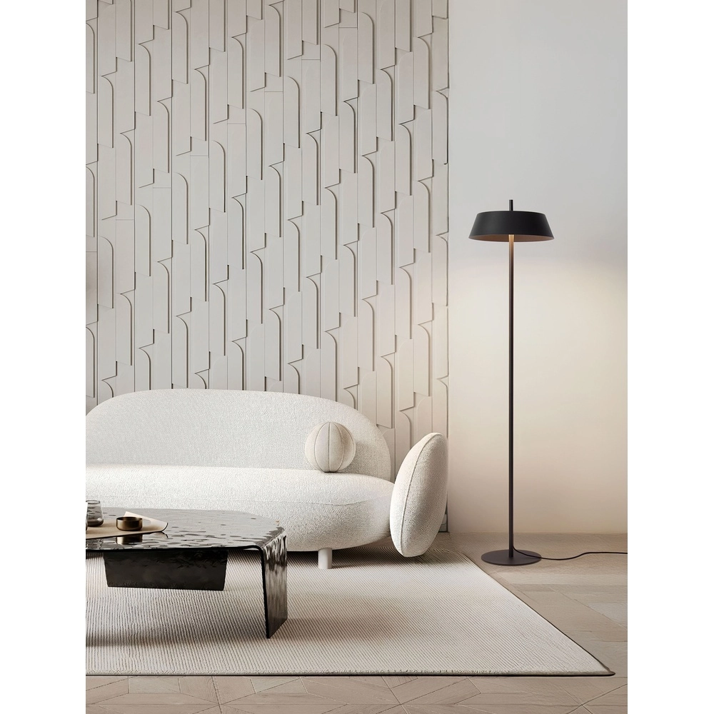 Elegante Stehlampe Velio Schwarzes Design Lyora 5212017489029