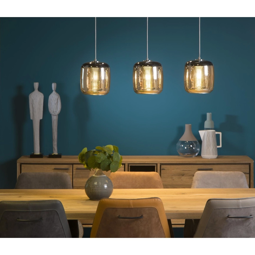Pendellampe Eryn Chrome 3-light Lucide 5411212702319