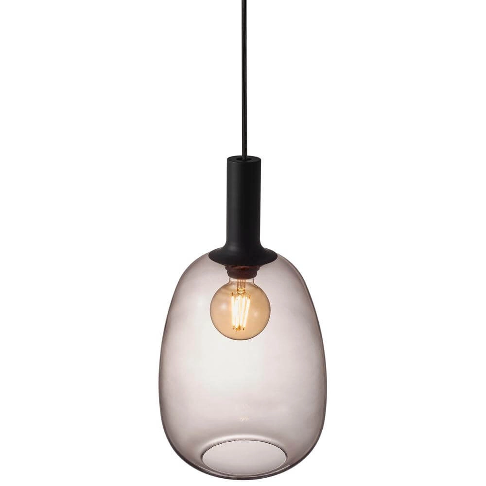 Pendelleuchte aus Glas Alton Ø 23cm Rauchglas Nordlux 5701581452589