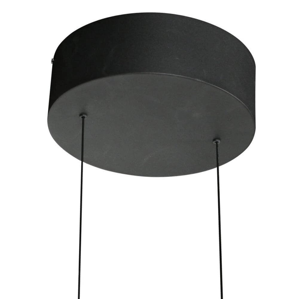 Schlanke Pendelleuchte Soleil Ø 32cm schwarz Steinhauer 8712746176681