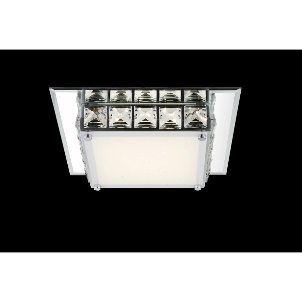 Quadratische Deckenlampe Margo Chrom Globo 9007371324705