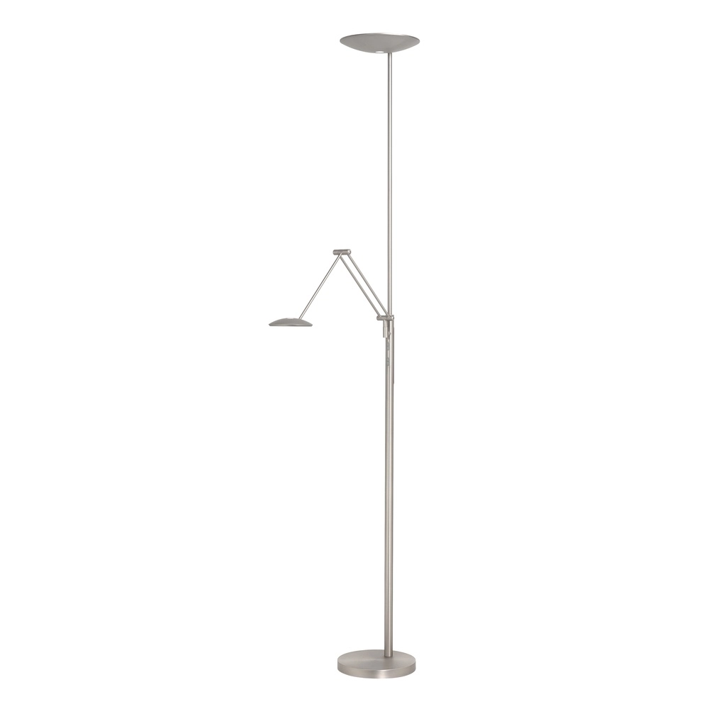 Klassische Leselampe Roma nickel Ø 23cm Highlight 8718379049378
