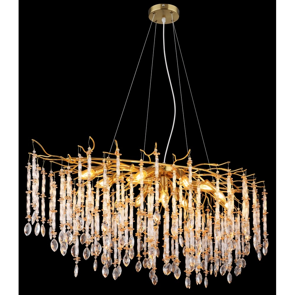 Pendellampe Gloria 120 cm Gold Globo 9007371566990