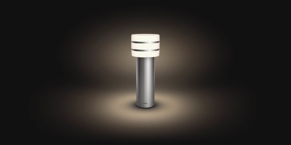 Gartenlampe Hue Tuar Silber grau Philips 8718696166086