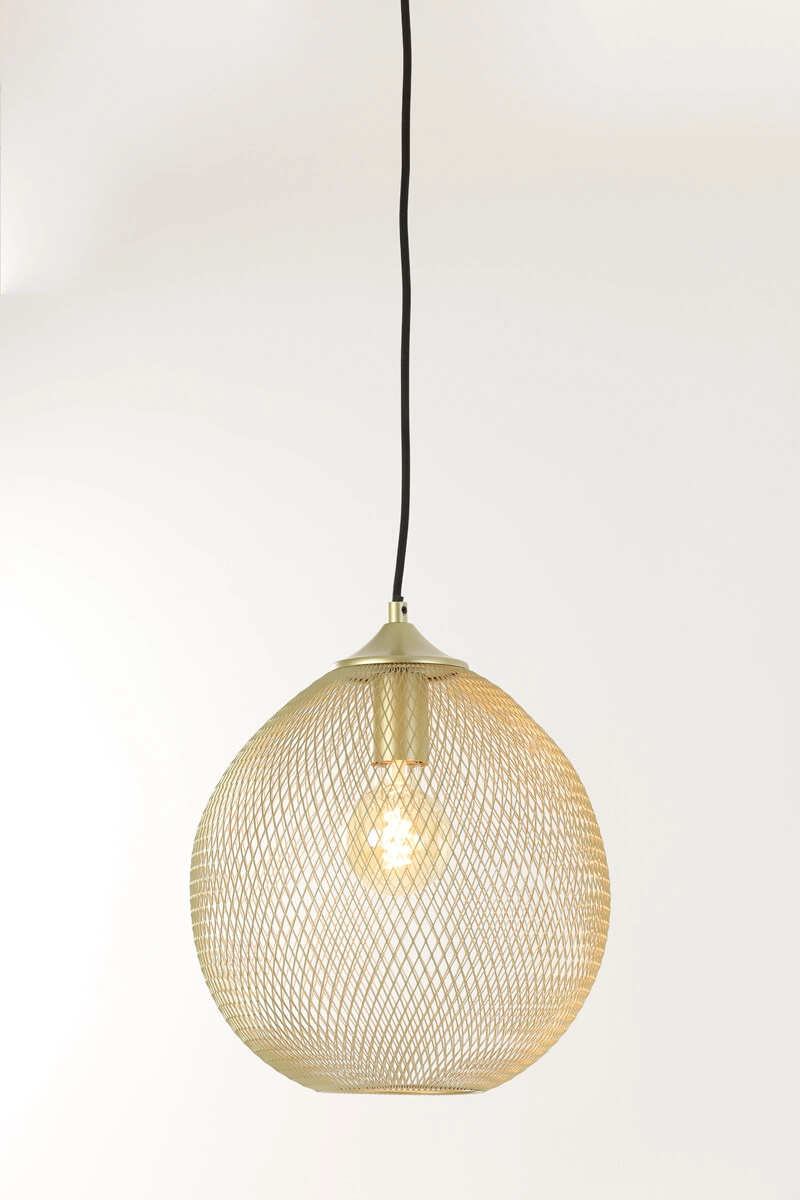 Goldene Pendelleuchte Moroc Ø 30cm