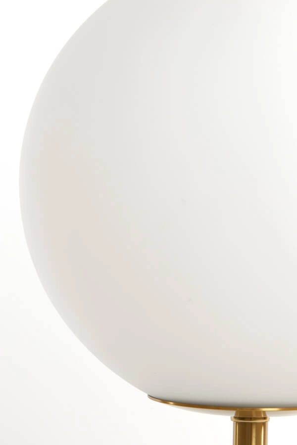 Design-Tischleuchte Medina weiß mit gold 47cm Light & Living 8717807650902
