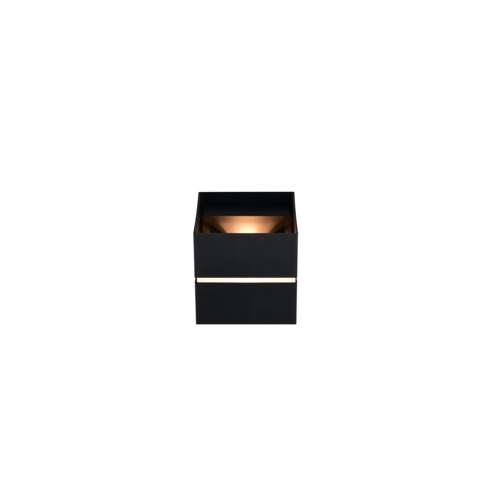 Design-Wandlampe Logrono Schwarz Trio 4017807687651