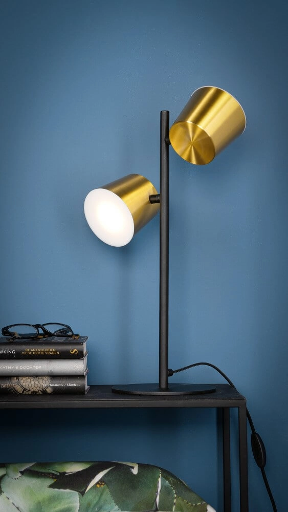 Schwarz mit goldener Tischlampe Altamira Stars of Light 9002759399863