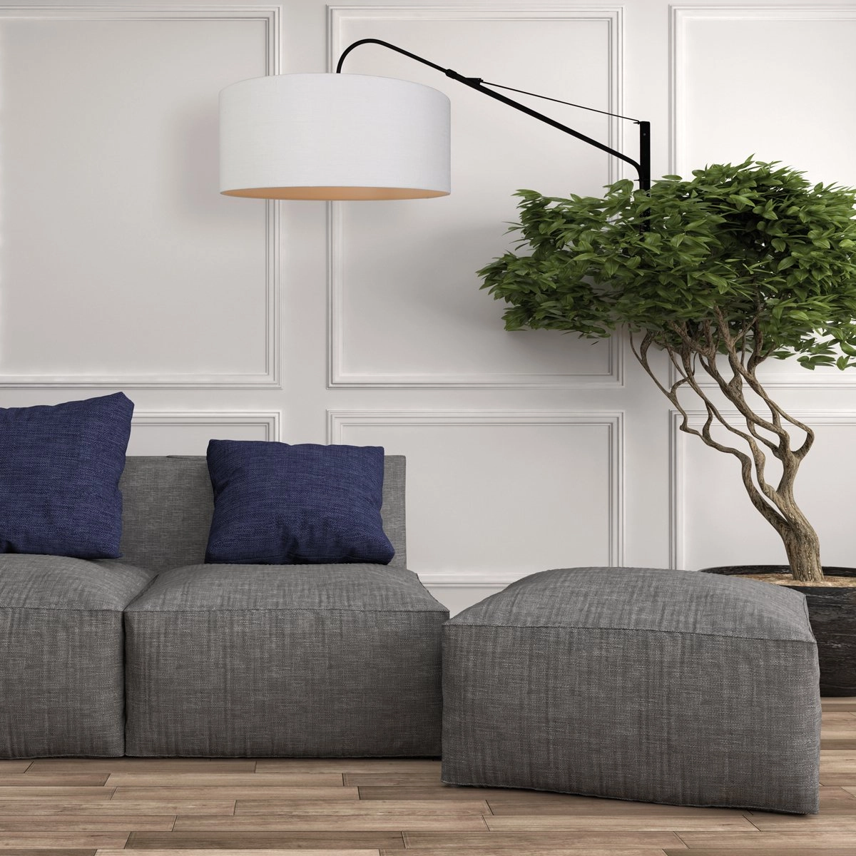 Wandleselampe Gramineus mit Dach Steinhauer 8712746132403