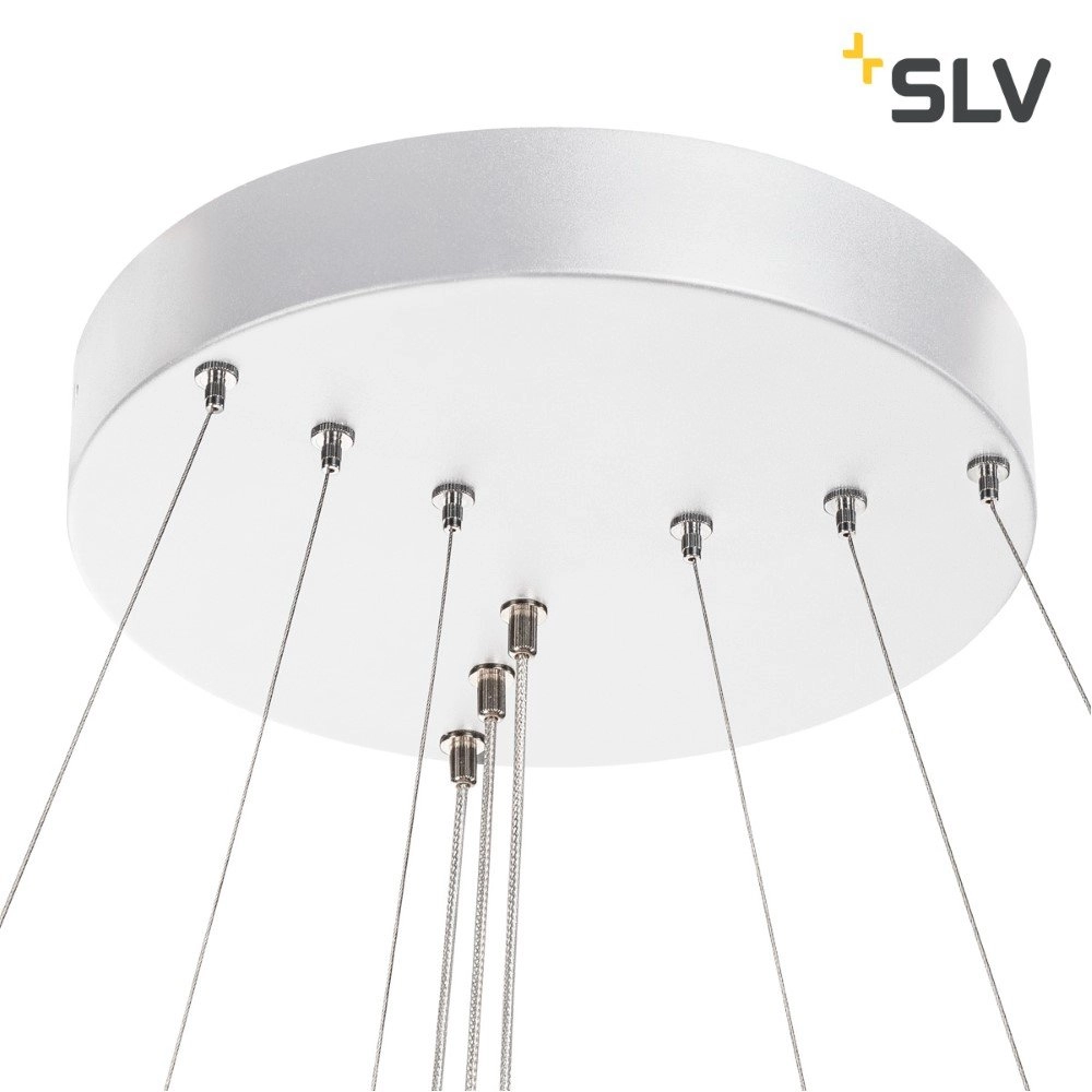 LED Hängelampe One Triple 3-Ringe Ø 80 cm dimmbar weiß SLV 4024163231084