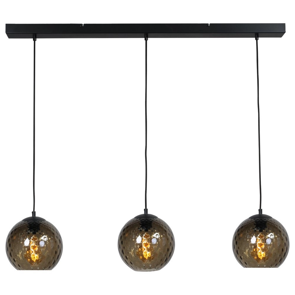 Schwarze Hängelampe Baloton 3x E27