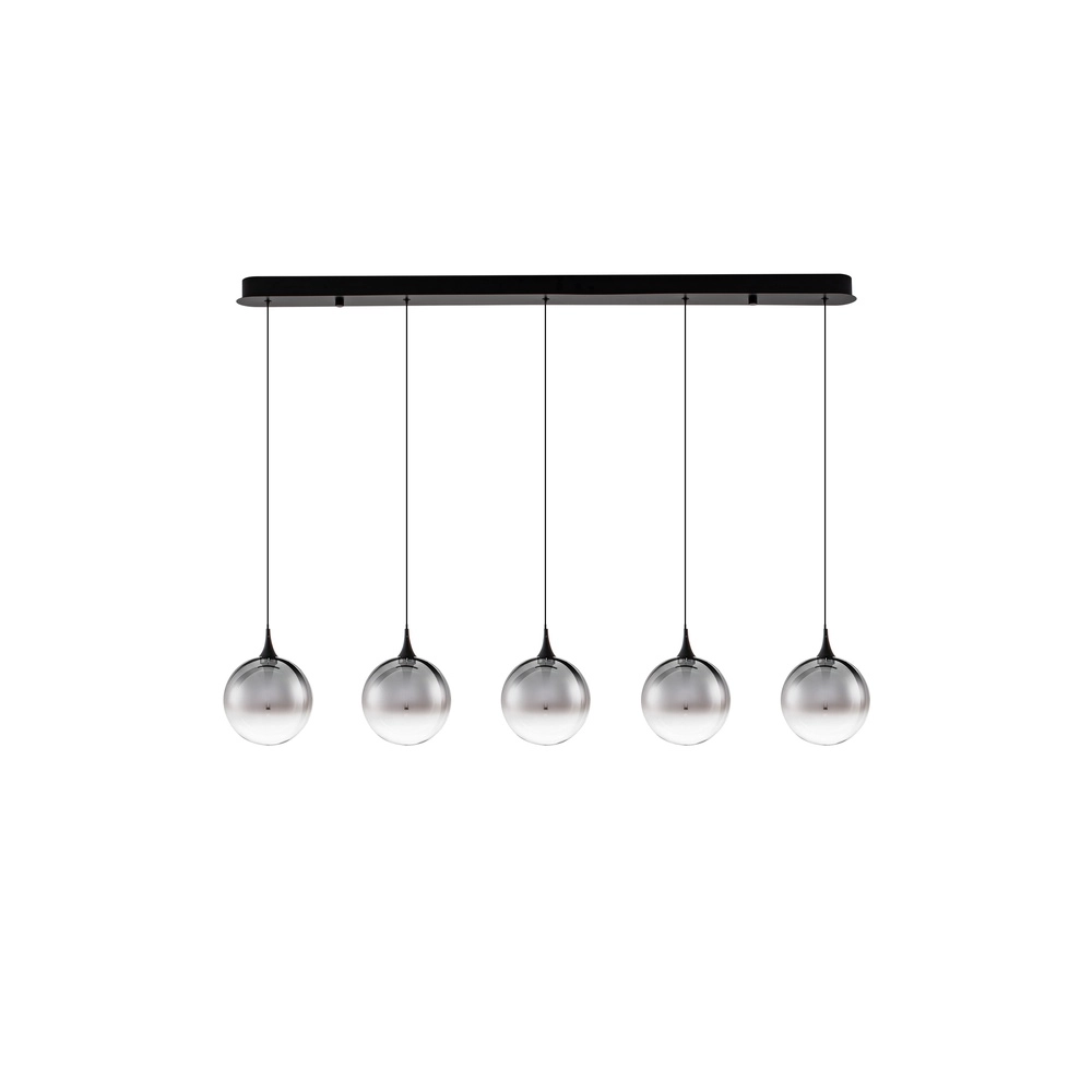 Pendelleuchte Orenda gerades 5-flammiges Rauchglas Lyora 5212017477668