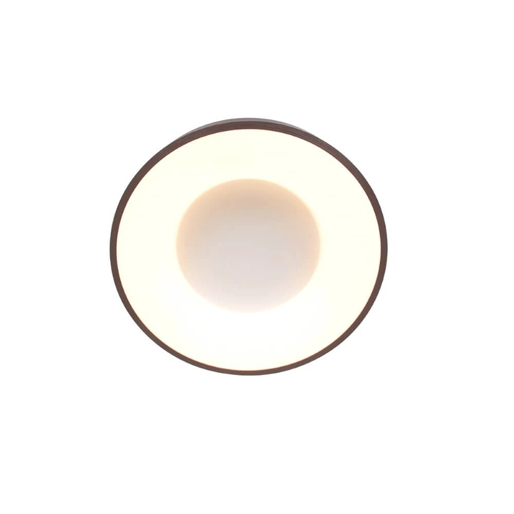 Bronzefarbene LED-Deckenleuchte Ringlede Ø 30cm Steinhauer 8712746167429