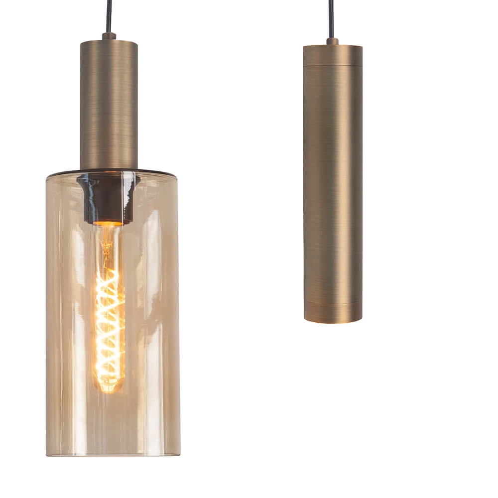 Pendelleuchte Perugia Bronze - 4x E27 - 3x GU10 Highlight 8718379047107