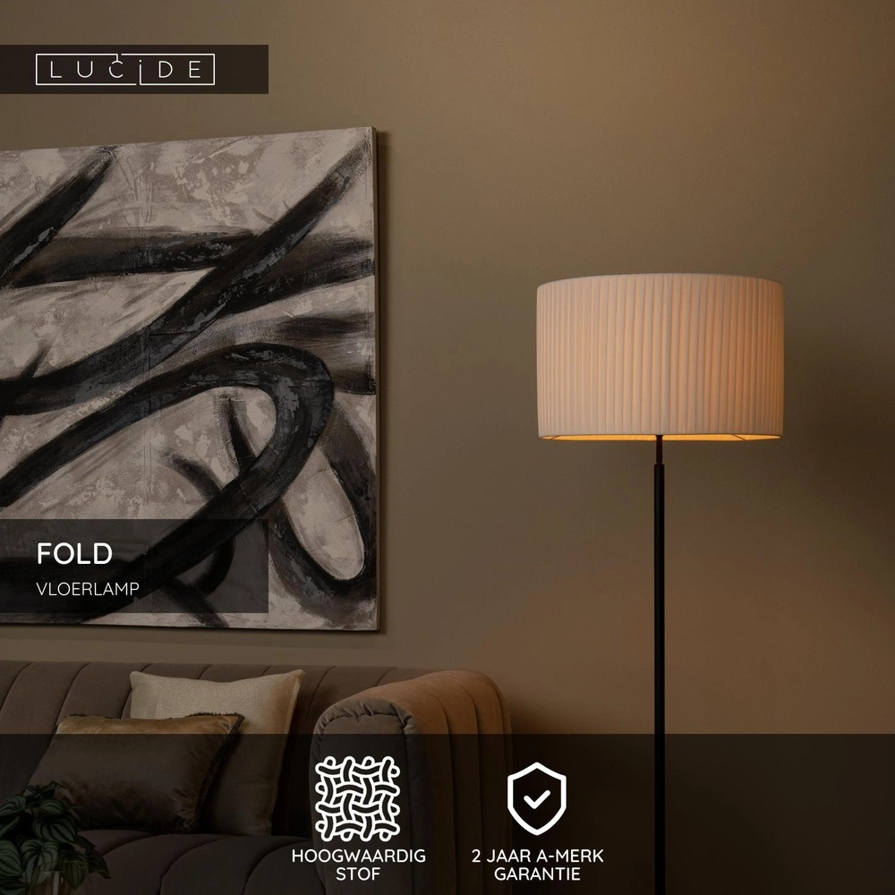 Design-Stehlampe Fold Ø 45cm x 150cm Lucide 5411212212146
