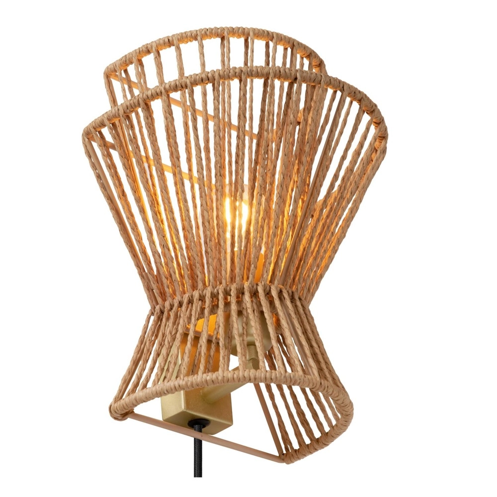 Wandlampe Tasman Rattan Lucide 5411212105981