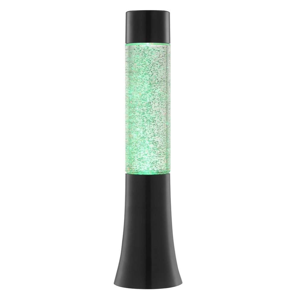 Lavalampe Glitter-Tower Schwarz Brilliant 4004353477454