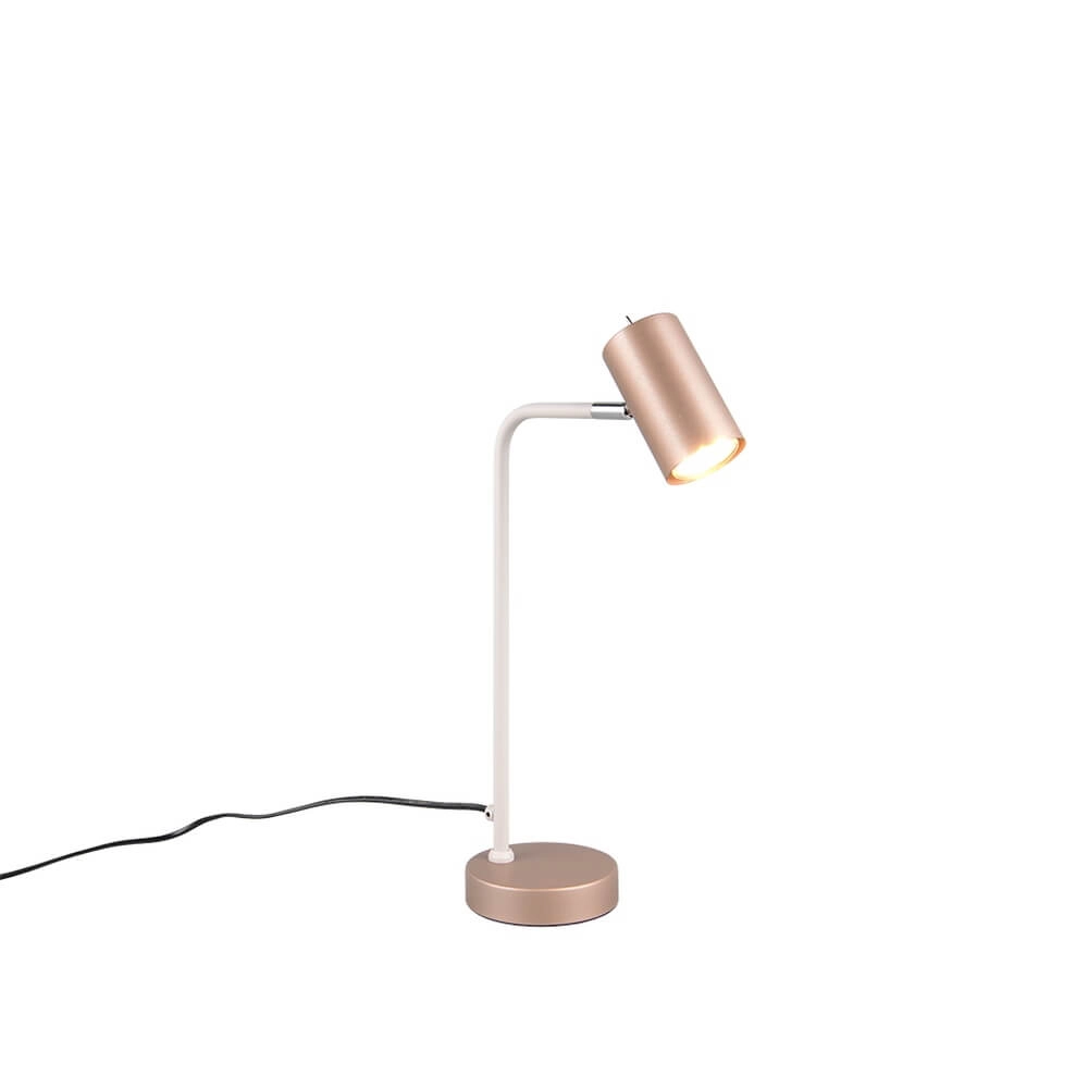 Design-Tischleuchte Marley kaffeebraun
