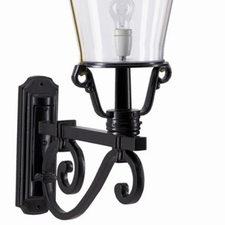 Nostalgische Wandlaterne Notaris XL schwarz KS 8714732127646