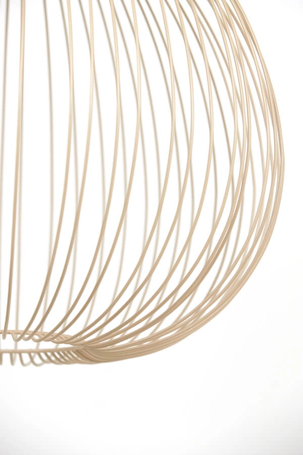 Cremefarbene Pendelleuchte Rilana Ø 56cm Light & Living 8717807649807