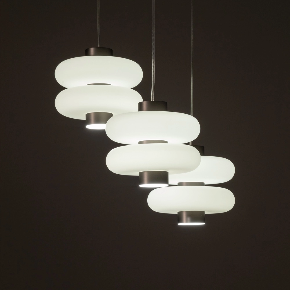 Design-Pendellampe Lunari Led 3-hellgrau Lyora 5903139119825