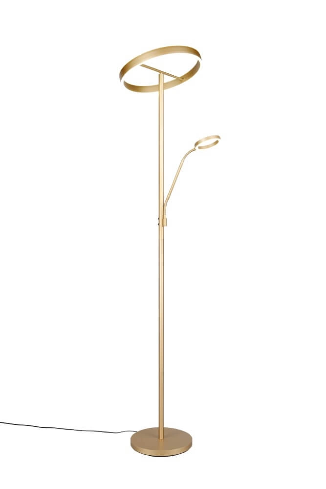 Design-Leselampe Willis Gold – 180 cm Trio 4017807627923