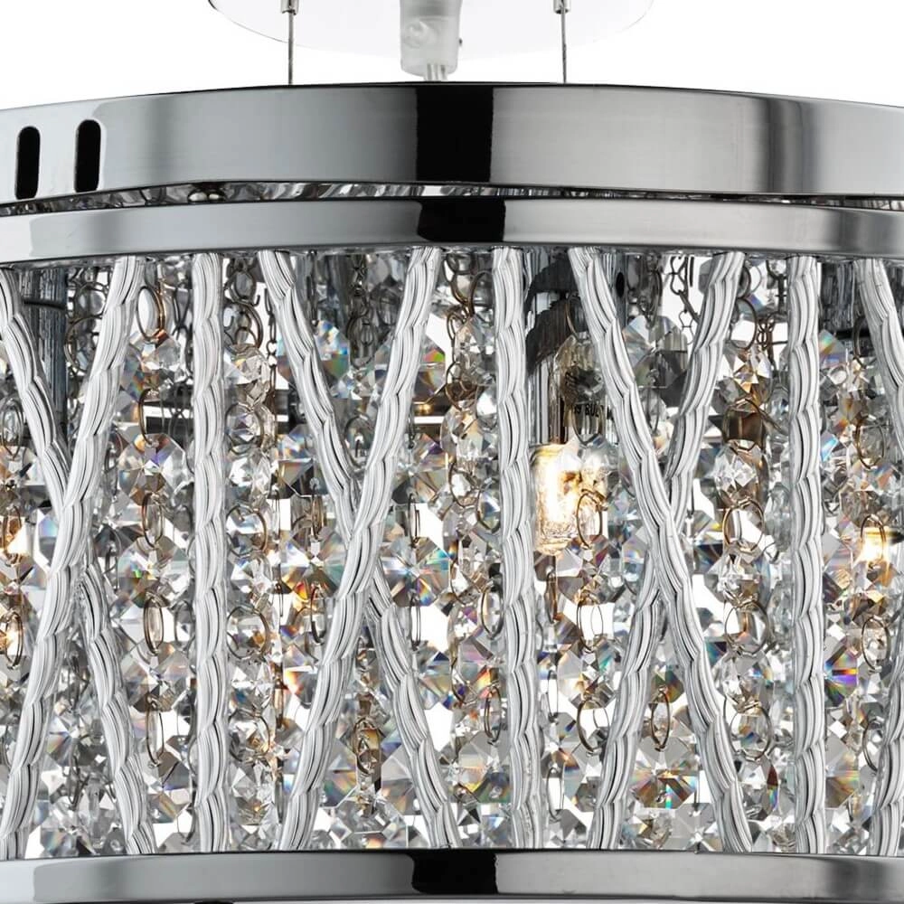 Designer-Hängelampe Elise Ø 40cm Searchlight 5053423039329
