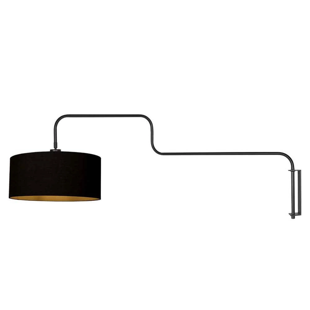 Wandleuchte Bloeba schwarz Steinhauer 8712746177046
