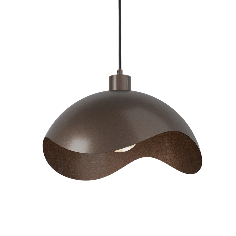 Design-Pendellampe Volta Ø40cm – wellig – Kakao Masterlight 8718121395609