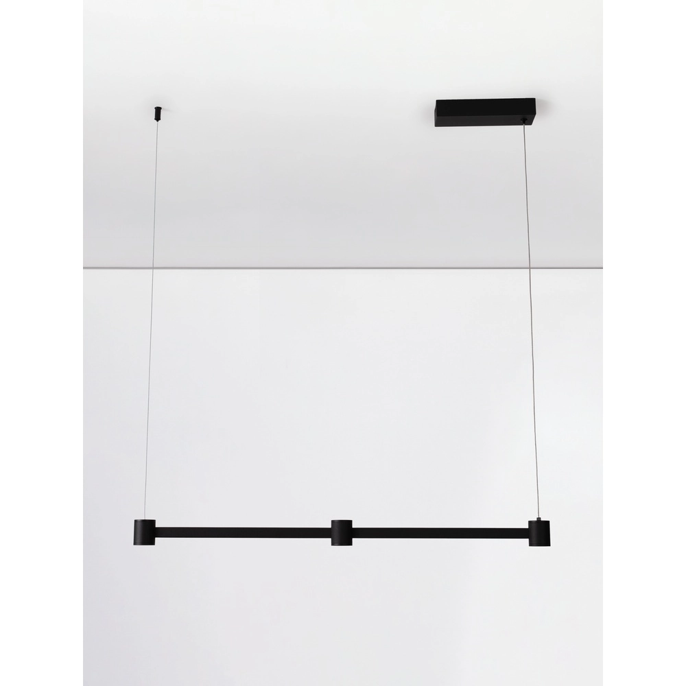 Design-Pendelleuchte Puize 3-flammig schwarz Lyora 5212017448576